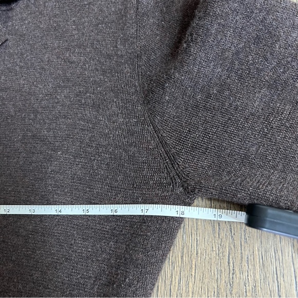 100% Merino Wool Belted Deane & White Casual Buttoned Down Tie Sweater Cardigan - Picture 7 of 10